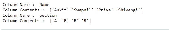 iterate over columns in dataframe-3