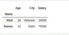 select multiple rows from dataframe