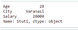 select single row