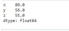 maximum values each column in dataframe