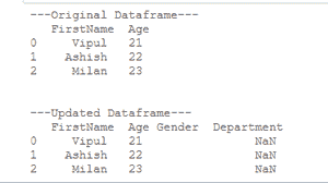 add empty column to dataframe