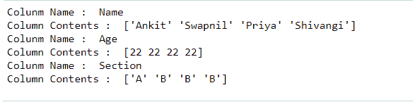 iterate over columns in dataframe-1